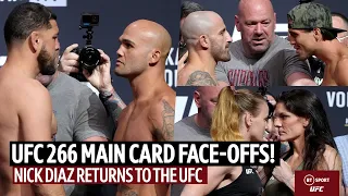 UFC 266 Main Card Face-offs | Nick Diaz stares down Robbie Lawler