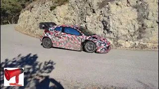test rallye monte Carlo 2022 day 3 Sébastien ogier Benjamin veillas Toyota WRC hybride 2022