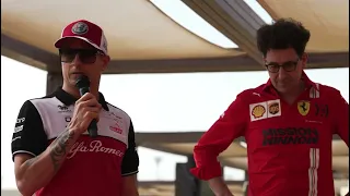 Ferrari Team Says Goodbye To Kimi Raikkonen