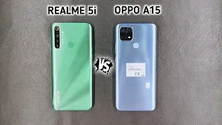 Oppo A15 Vs Realme 5i |Comparison And Speed Test |