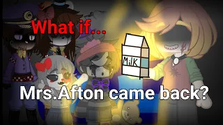 What if Mrs.Afton came back?//Ft.Aftons +henry// Helliam and small Mennard// Glamike au