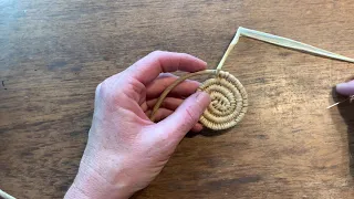 Coiled Basketry Figure-8 Stitch