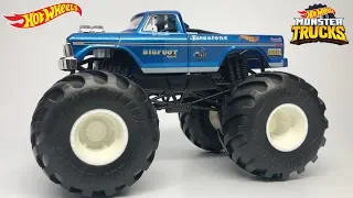 HOT WHEELS BIGFOOT 4x4x4 MONSTER TRUCK REVIEW! (1:24 SCALE)