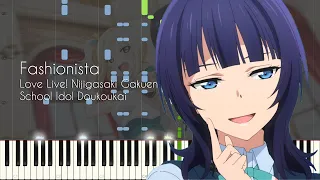 Fashionista / DiverDiva - Love Live! Nijigasaki High School Idol Club  - Piano Arr. [Synthesia]