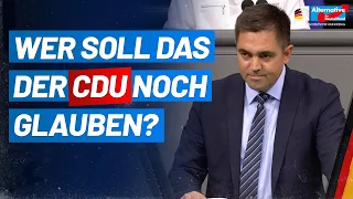 Wer soll das der CDU heute noch glauben? - Dr. Malte Kaufmann - AfD-Fraktion im Bundestag