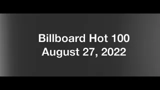 Billboard Hot 100- August 27, 2022