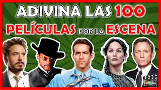 Adivina las "100 PELÍCULA Por La ESCENA" 🎬 Reto/Trivia/Quiz