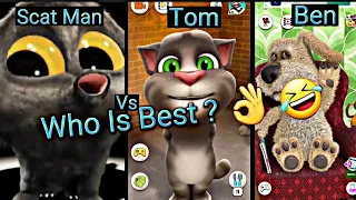 Scat Man Vs Tom Vs Ben Who Is Best ? 👌 🤣 | Tom The Singer