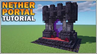 How To Build a Nether Portal in Minecraft 1.16 [Nether Update]
