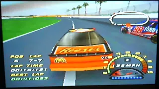 NASCAR 2000 (Nintendo 64, 1999) Gameplay