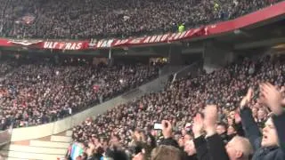 AJAX - Feyenoord ( 3 - 1 ) 22-1-2014 : Ontlading na de 1-1 van Fischer