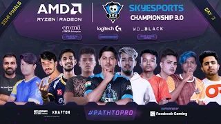 | Hindi | AMD Ryzen Skyesports Championship 3.0 | BGMI Semi Finals | Day 3 | Soul, GodLike, GE