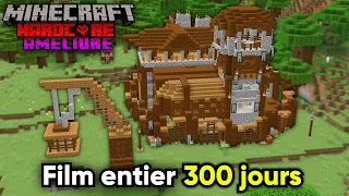 Survivre 300 Jours en Hardcore Amélioré sur Minecraft [Film Entier]