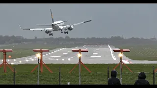 STORM NOA CREATING WIND SHEAR AT BIRMINGHAM AIRPORT 4K