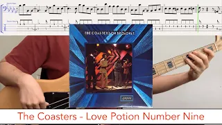 The Coasters - Love Potion Number Nine // bass playalong w/tabs (1971 - soul/funk)