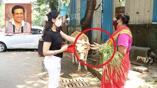 Tina Ahuja Daughter of Govinda Quietly Helping out Poor On Streets