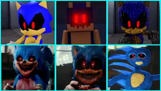 Sonic The Hedgehog Movie - Sonic EXE Roblox vs Sonic EXE Uh Meow All Designs Compilation 2