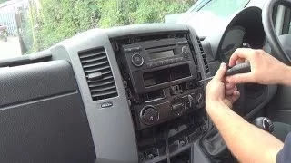 Radio Removal Mercedes Sprinter (1995 - Present) | JustAudioTips