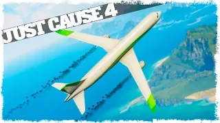 ЖУТКОЕ КРУШЕНИЕ САМОЛЕТА!!! УГАР, ЭПИК В JUST CAUSE 4!!!