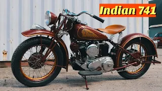 Реставрация мотоцикла INDIAN 741 SCOUT. Самый Быстрый Индиан от мотоателье Ретроцикл.