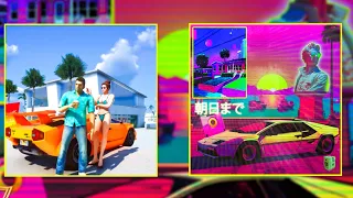 I Made A Vaporwave Track With GTA Vice City Visuals