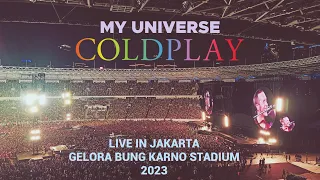 Coldplay Music of The Spheres in Jakarta 2023 - My Universe [FAN CAM]
