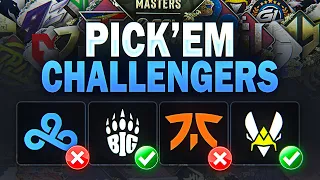 CSGO MAJOR RIO PICK EM CHALLENGE! (CHALLENGER STAGE)