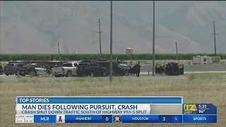 Kidnapping suspect arrested after Interstate 5 chase has died