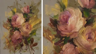 Painting Elegant Roses with Gold  How to Paint Roses