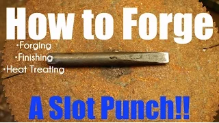 How to make Blacksmithing Tools! - The Slot Punch