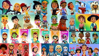Subway surfers all characters(atleast 80),boards and outfits till 2019