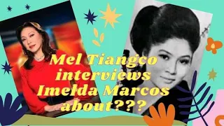 TV  NEWS & MEL TIANGCO/INTERVIEWS IMELDA MARCOS