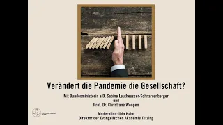 Verändert die Pandemie die Gesellschaft? Evangelische Akademie Tutzing / #EATutzing