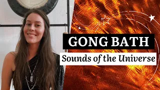 HEALING GONG BATH: Relaxing Gong Meditation Sound Bath, Sounds of the Universe with a Wind Gong