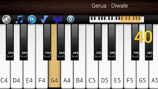 gerua romantic song piano cover