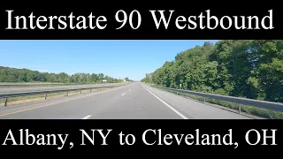 I-90 WB: NY Exit 25A to Amherst, OH Plaza Cropped 4K60