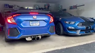 Driving a Straight-piped 2018 Civic Si (exhaust noises)