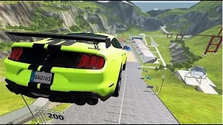 BeamNG Car Jump Arena Crashes #5