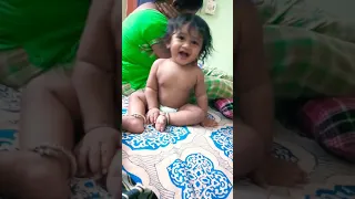 Baby laughing - India