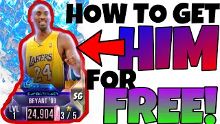 HOW TO GET GOAT PINK DIAMOND KOBE BRYANT FOR FREE! | NBA 2K Mobile Season 4