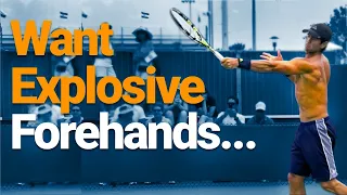 Learn Forehand Technique to making ball explode off the racquet like the Pros...