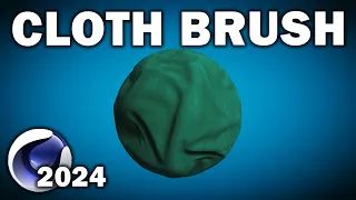 Cinema 4d 2024: Cloth Brush