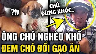 Xót xa 2 cô chú NGHÈO KHỔ rứt ruột mang 4 con chó ĐỔI LẤY GẠO ĂN và cái kết ẤM LÒNG | Tin 3 Phút