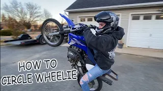 HOW TO CIRCLE WHEELIE! ( Teaching With Troosh )