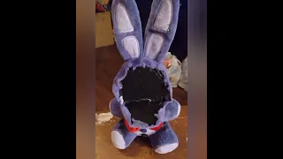 the process of making withered Bonnie custom plush