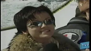 Wywiad z Izabelą Małysz podczas konkursu w Planicy - 23.03.2003