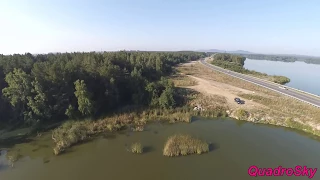 Квадрокоптер. Озеро Касли Челябинская область.