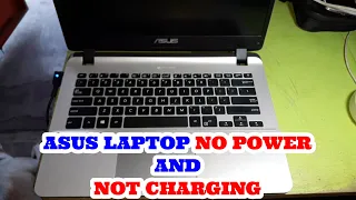 Asus Laptop No Power Not Charging