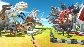 FPS Avatar Rescues Mecha Monsters and Fights Dinosaurs and Animals - Animal Revolt Battle Simulator