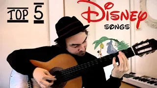 TOP 5 Disney Songs on Guitar